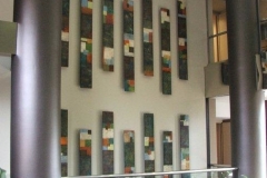 Tiersky-Columns-Install-Mixed-media-on-wood-12x96x3-each-panel